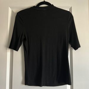 Mock Neck quarter sleeve shirt